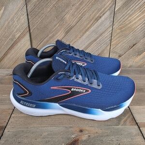 Brooks Glycerin GTS 21 Mens Athletic Running Shoes Size 12 Blue Opal 1104191D474